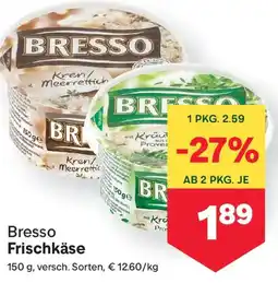 MPreis Bresso Frischkäse Angebot