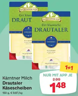 MPreis Kärntner Milch Drautaler Käsescheiben Angebot