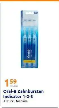 Action Oral-B Zahnbürsten Indicator 1-2-3 Angebot