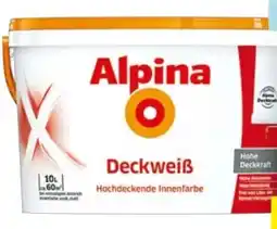 Hellweg Alpina Innenfarbe Deckweiß Angebot