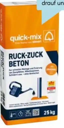 Hellweg Quick-Mix Ruck-Zuck Beton Angebot