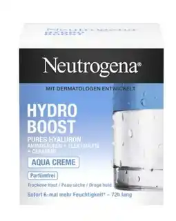 dm Neutrogena Hydro Boost Aqua Creme Angebot