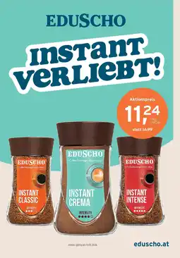 Tchibo Eduscho Eduscho instant classic instant crema instant intense Angebot