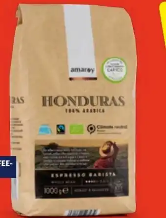 Hofer Honduras Projektkaffee Angebot