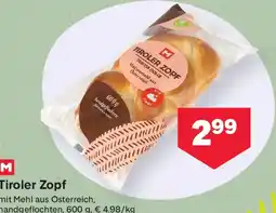 MPreis Tiroler Zopf Angebot