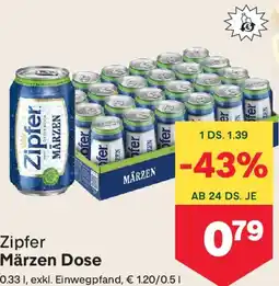MPreis Zipfer Märzen Dose Angebot