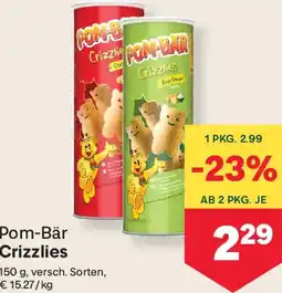 MPreis Pom-Bär Crizzlies Angebot