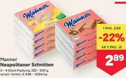 MPreis Manner Neapolitaner Schnitten Angebot
