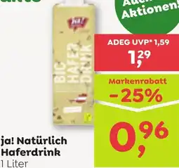 ADEG ja! Natürlich Haferdrink Angebot