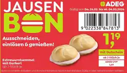 ADEG Extrawurstsemmel mit Gurkerl Angebot