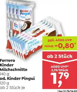 ADEG Ferrero Kinder Milchschnitte Angebot