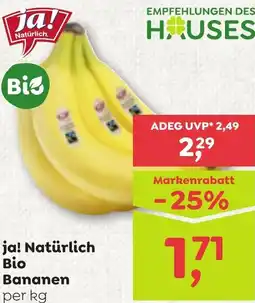 ADEG ja! Natürlich Bio Bananen Angebot