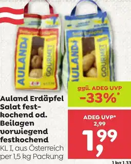 ADEG Auland Erdäpfel Salat fest- kochend od. Beilagen vorwiegend festkochend Angebot