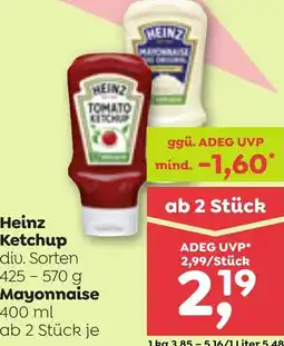 ADEG Heinz Ketchup Angebot