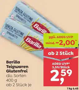 ADEG Barilla Teigwaren Glutenfrei Angebot