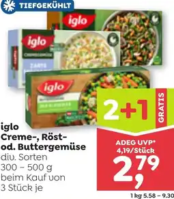 ADEG iglo Creme-, Röst- od. Buttergemüse Angebot
