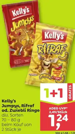 ADEG Kelly's Jumpys, Rifraf od. Zwiebli Ringe Angebot