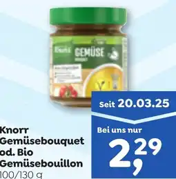 ADEG Knorr Gemüsebouquet od. Bio Gemüsebouillon Angebot