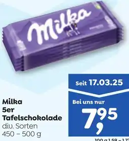 ADEG Milka 5er Tafelschokolade Angebot