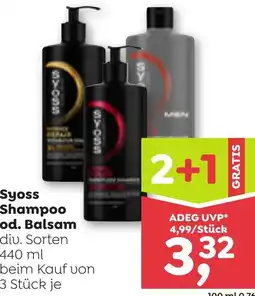 ADEG Syoss Shampoo od. Balsam Angebot