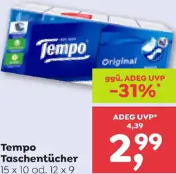 ADEG Tempo Taschentücher Angebot