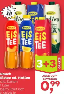 ADEG Rauch Eistee od. Nativa Angebot