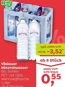 ADEG Vöslauer Mineralwasser Angebot