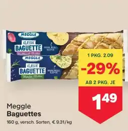 MPreis Meggle Baguettes Angebot