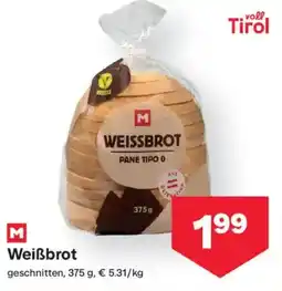 MPreis Weissbrot Angebot