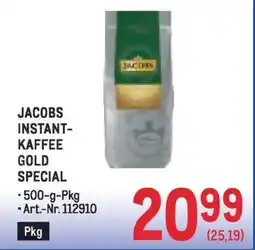 Metro Jacobs instant kaffee gold special Angebot