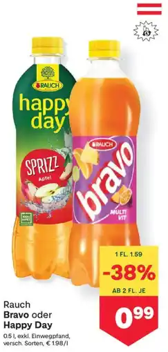 MPreis Rauch Bravo oder Happy Day Angebot
