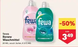 MPreis fewa Renew Waschmittel Angebot