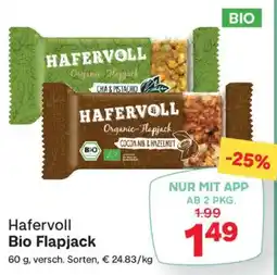 MPreis Hafervoll Bio Flapjack Angebot