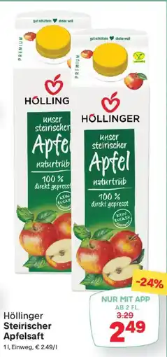 MPreis Höllinger Steirischer Apfelsaft Angebot