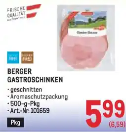Metro Berger gastroschinken Angebot