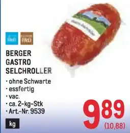 Metro Berger gastro selchroller Angebot