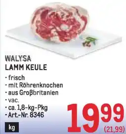 Metro Walysa lamm keule Angebot