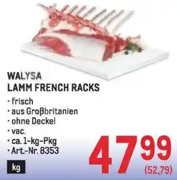 Metro Walysa lamm french racks Angebot