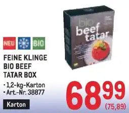 Metro Feine klinge bio beef tatar box Angebot