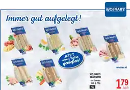 Metro Wojnar's sandwich Angebot