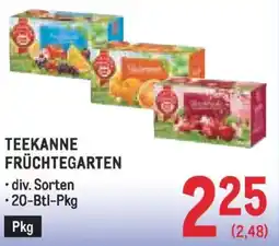 Metro Teekanne früchtegarten Angebot