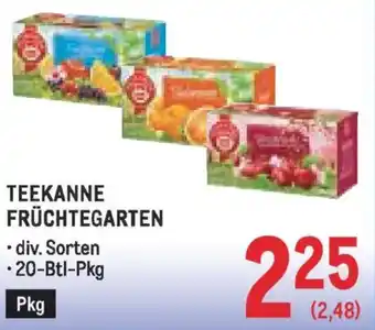 Metro Teekanne früchtegarten Angebot