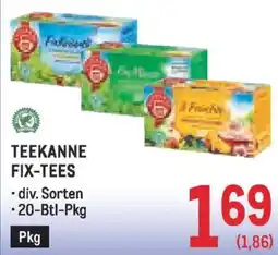 Metro Teekanne fix-tees Angebot