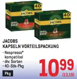 Metro Jacobs kapseln vorteilspackung Angebot