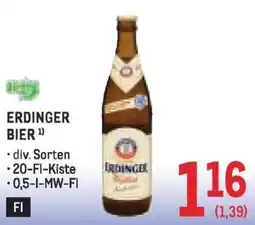 Metro Erdinger bier Angebot