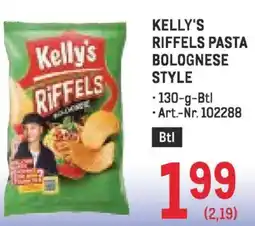 Metro Kelly's riffels pasta bolognese style Angebot