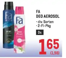 Metro Fa deo aerosol Angebot