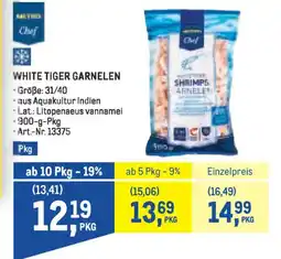 Metro White tiger garnelen Angebot
