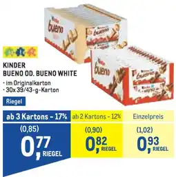 Metro Kinder bueno od. bueno white Angebot