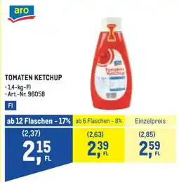 Metro Tomaten ketchup Angebot